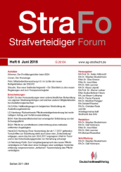 Abbildung: Strafverteidiger Forum (StraFo)