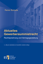 Aktuelles Gewerberaummietrecht