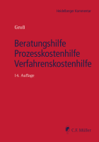 Beratungshilfe - Prozesskostenhilfe - Verfahrenskostenhilfe, Heidelberger Kommentar