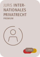 Abbildung: juris Internationales Privatrecht Premium