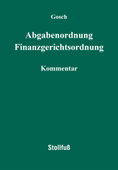 Abbildung: Abgabenordnung Finanzgerichtsordnung